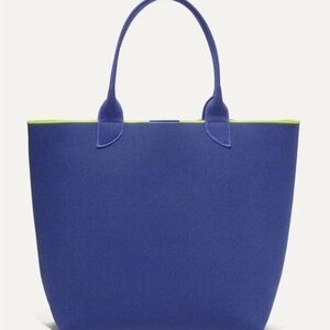 Rothy's Lightweight Tote In Elderberry & Chartreuse Colorful Cute Purse Bag